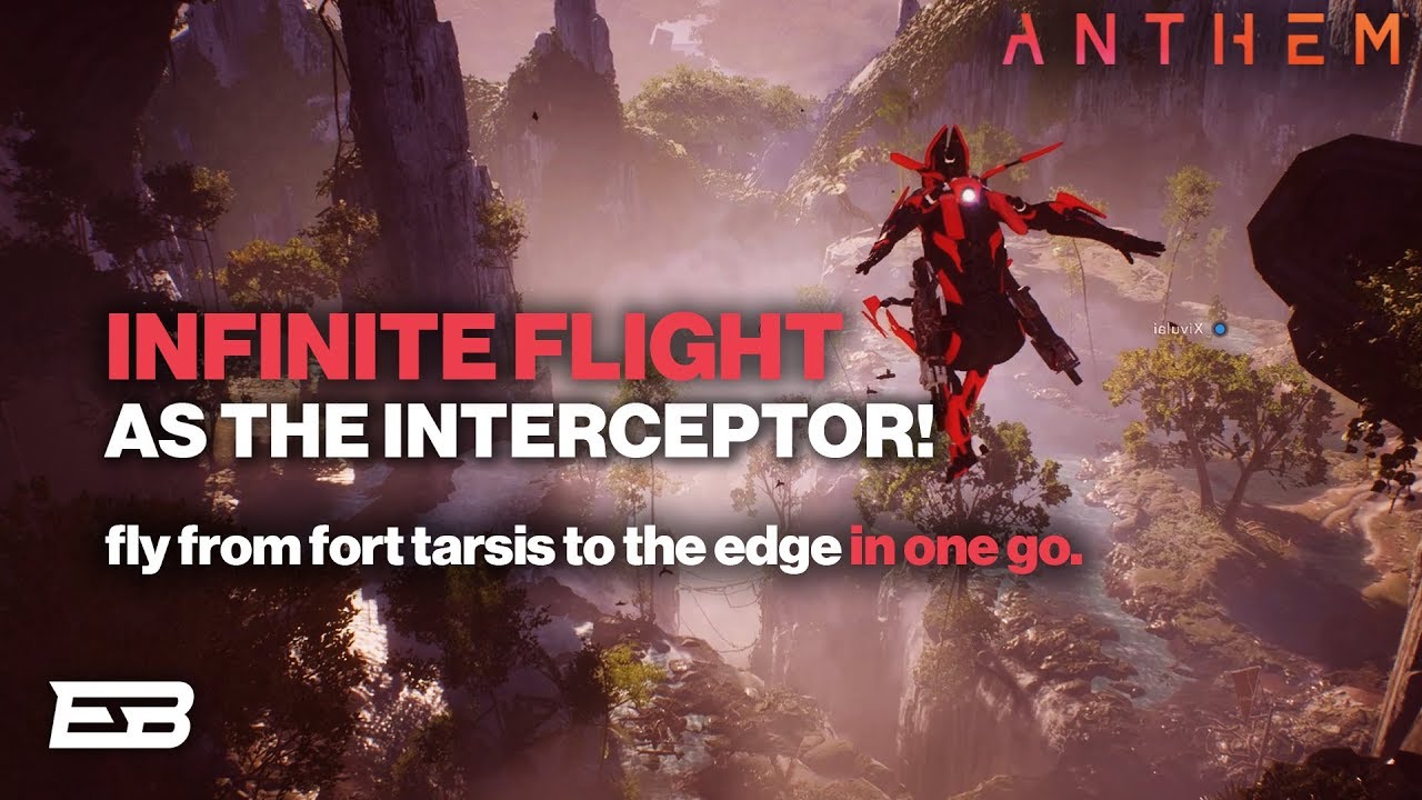 INFINITE FLIGHT AS INTERCEPTOR IN ANTHEM! // Anthem Guide