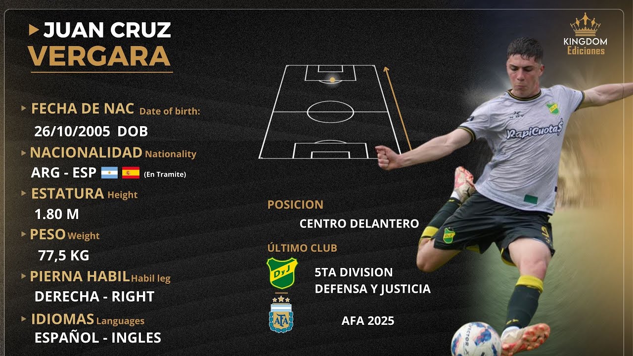 Juan Cruz Vergara // Delantero 2026
