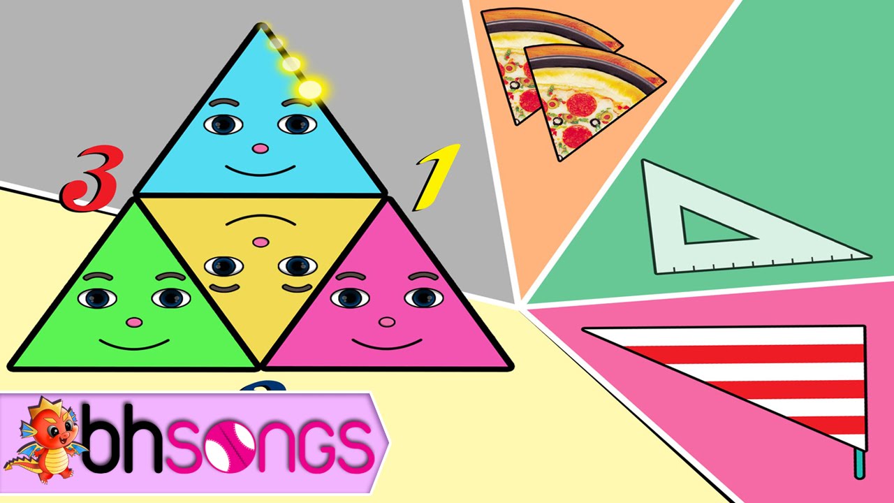 The Shapes Song - Popular Nursery Rhymes [Vocal 4K]