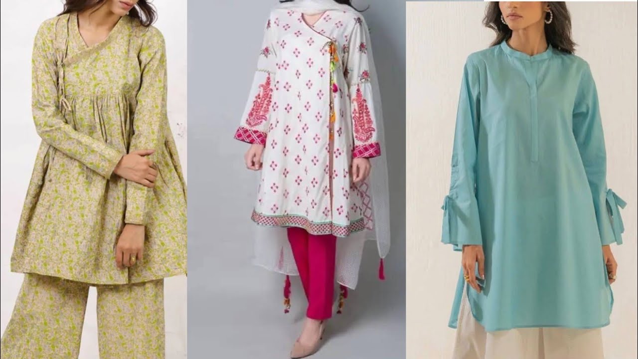 Beautiful Dress Design For Girl Kurti Design Stylish Frock Design #frockdesign #kurtidesign 