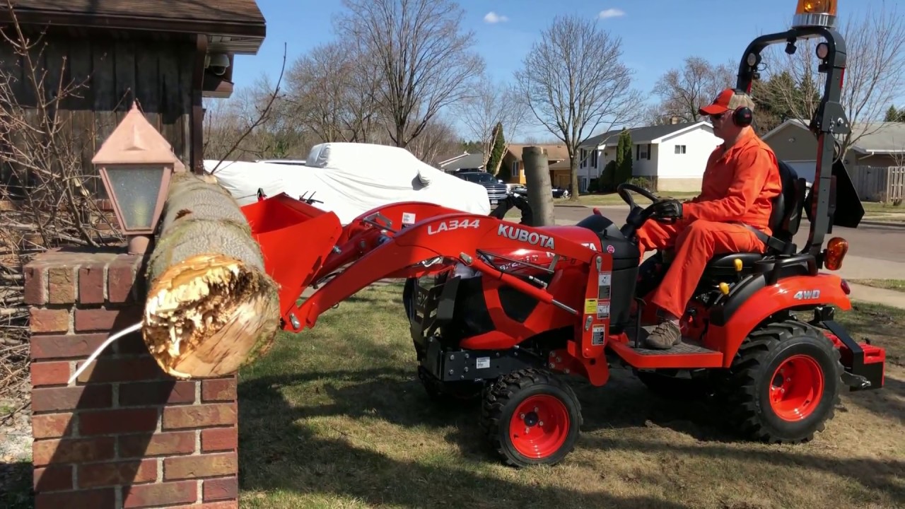 Kubota BX2380 Tree & Stump Removal