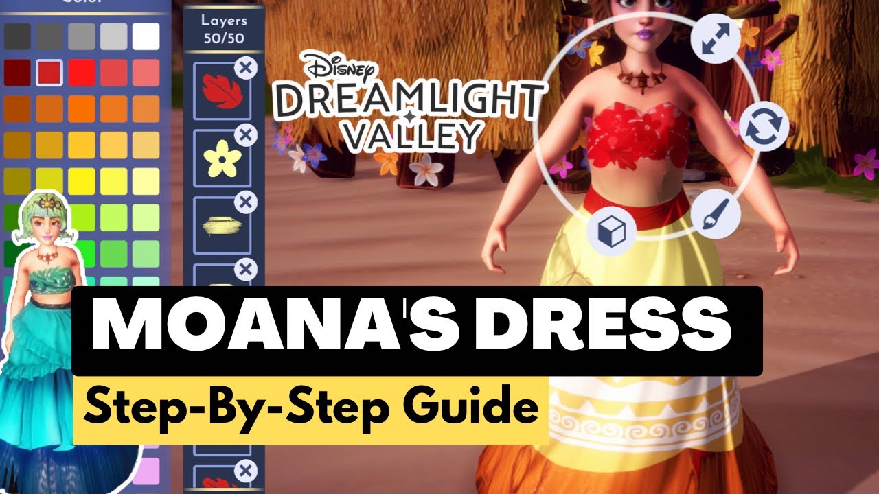 DRESS LIKE MOANA in Disney Dreamlight Valley