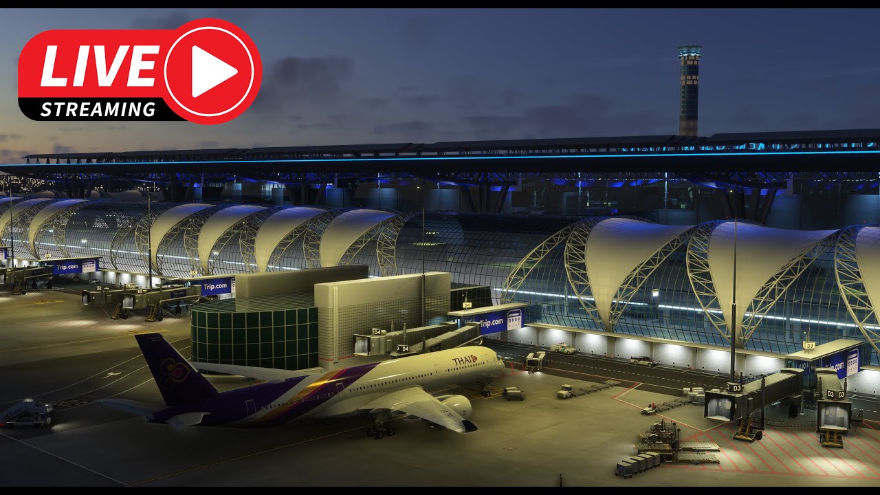 Bangkok (VTBS)  to Singapore (WSSS) - THA403 with iniBuilds A350 - New Zealand trip in MSFS2024 P05