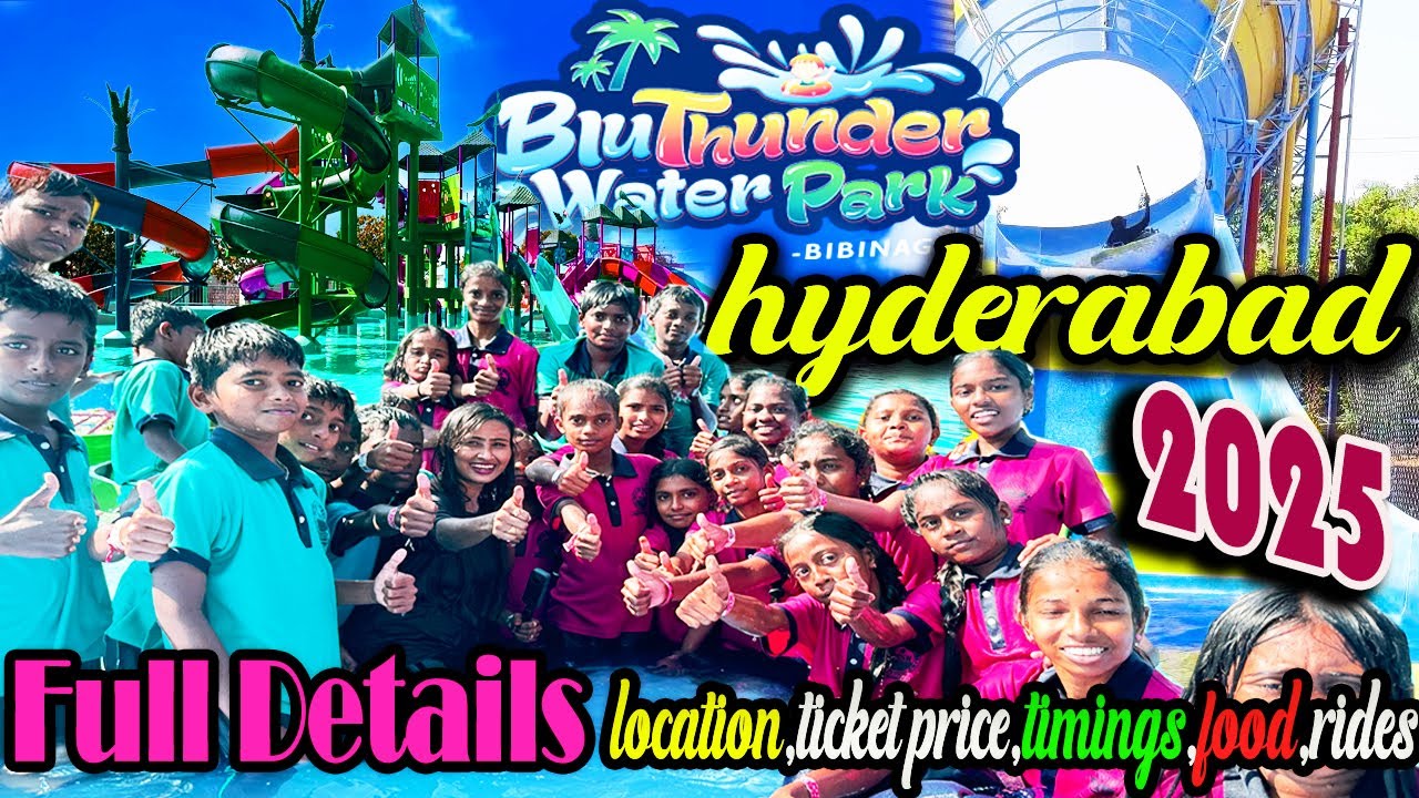 BLU THUNDER WATER PARK II BLU THUNDER HYDERABAD II BLU THUNDER WATER PARK LATEST 2025 I FULL DETAILS