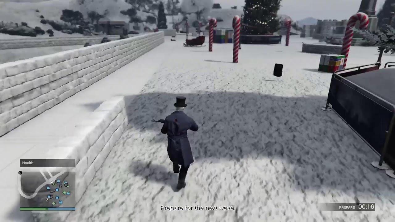 GTA Online Snow Survival Live Stream Solo.