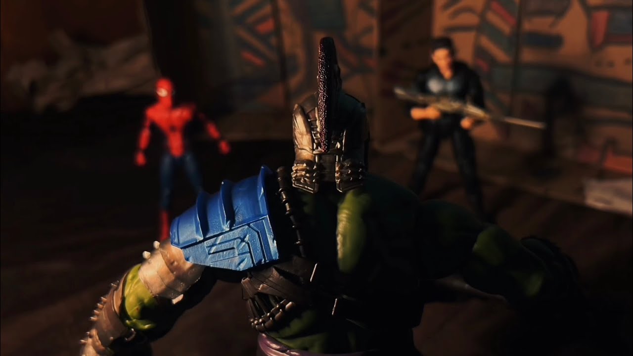 SPIDER-MAN & PUNISHER vs HULK | Stop Motion Animation | FINAL Trailer Clip #8