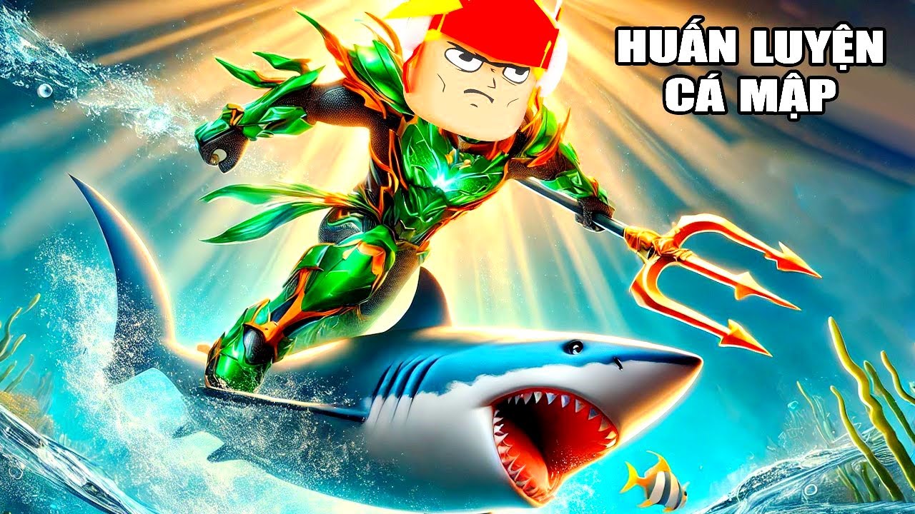ROBLOX nhưng TÔI HUẤN LUYỆN CÁ MẬP ĐỂ ĐI ĐUA