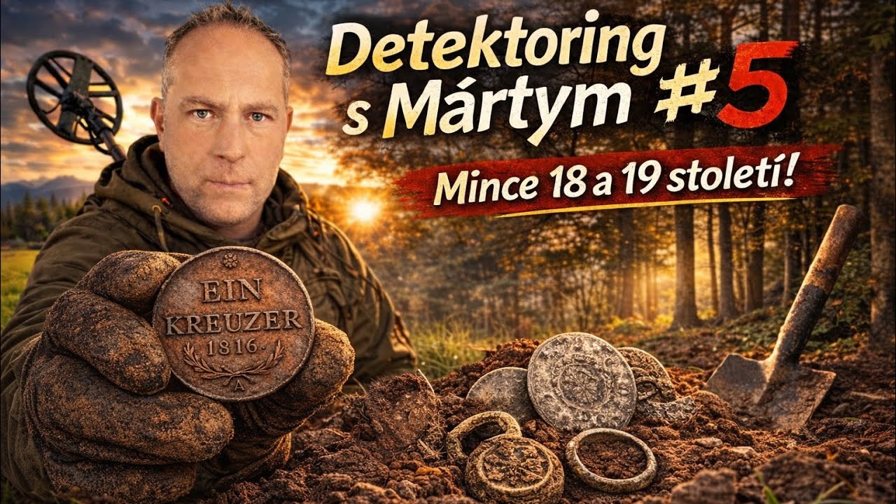 Detektoring s M&aacute;rtym #5 - 2 stolet&iacute; v jedn&eacute; hledačce 🔥#metaldetecting #metaldetector 