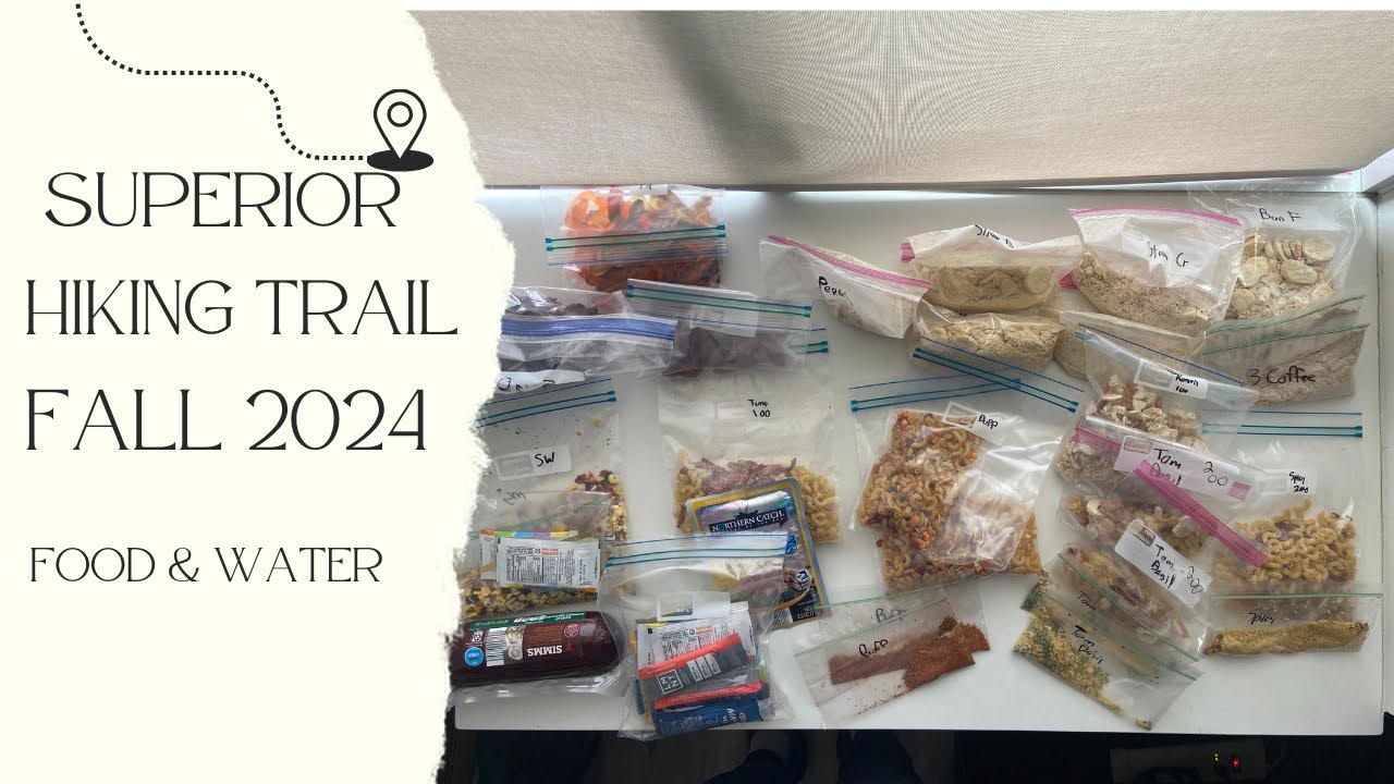 Superior Hiking Trail Fall 2024 - Food and Water Strategy