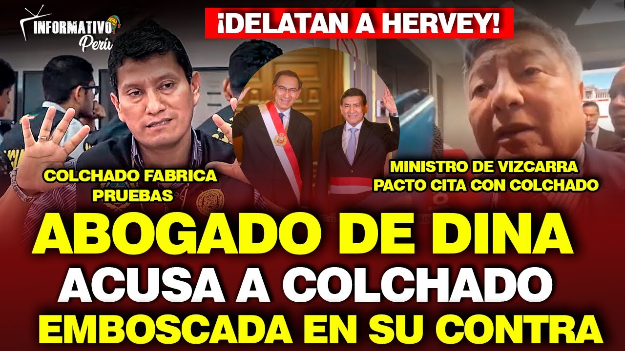 ACUSAN A COLCHADO DE FABRICAR PRUEBAS PARA TUMBARSE A DINA REALIZ&Oacute; EMBOSCADO CONTRA SU ABOGADO.