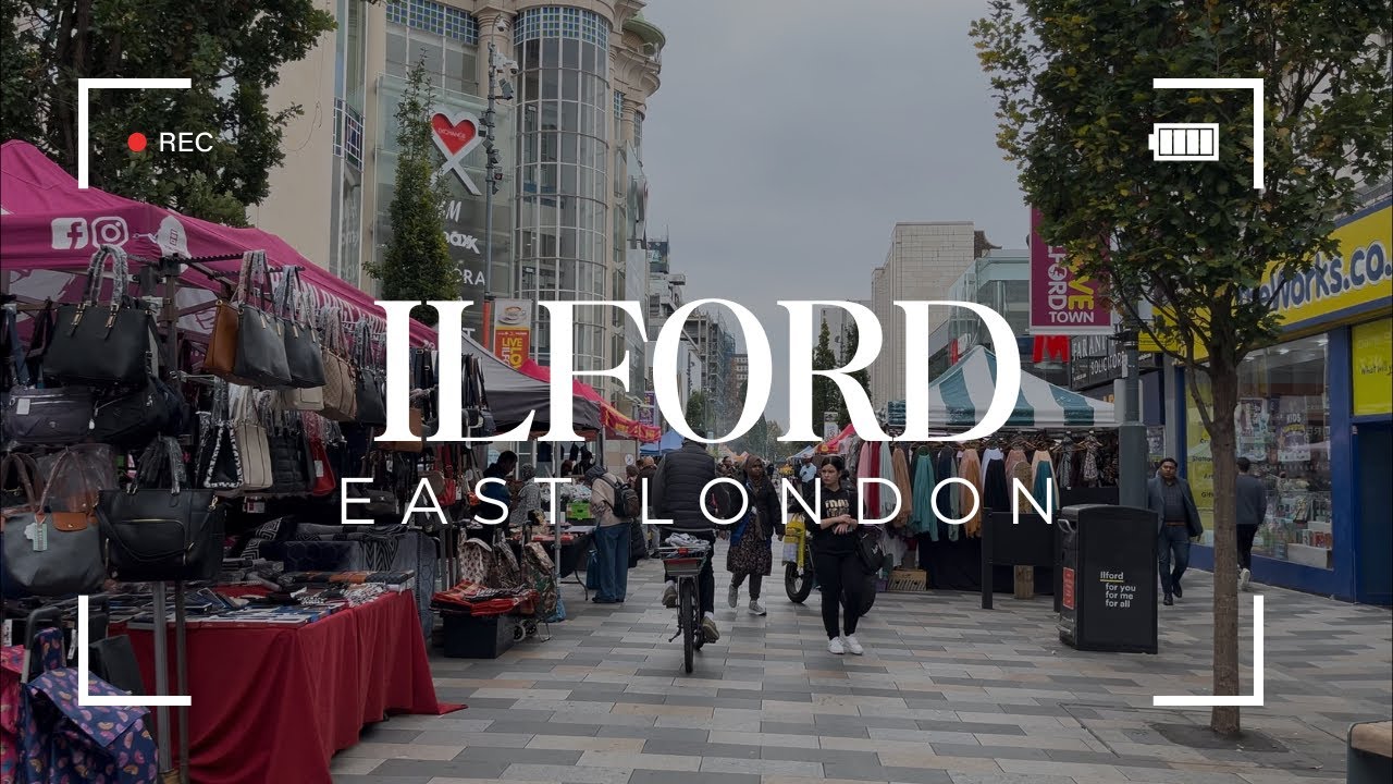 Walk Around Ilford 2025 | East London | 4K