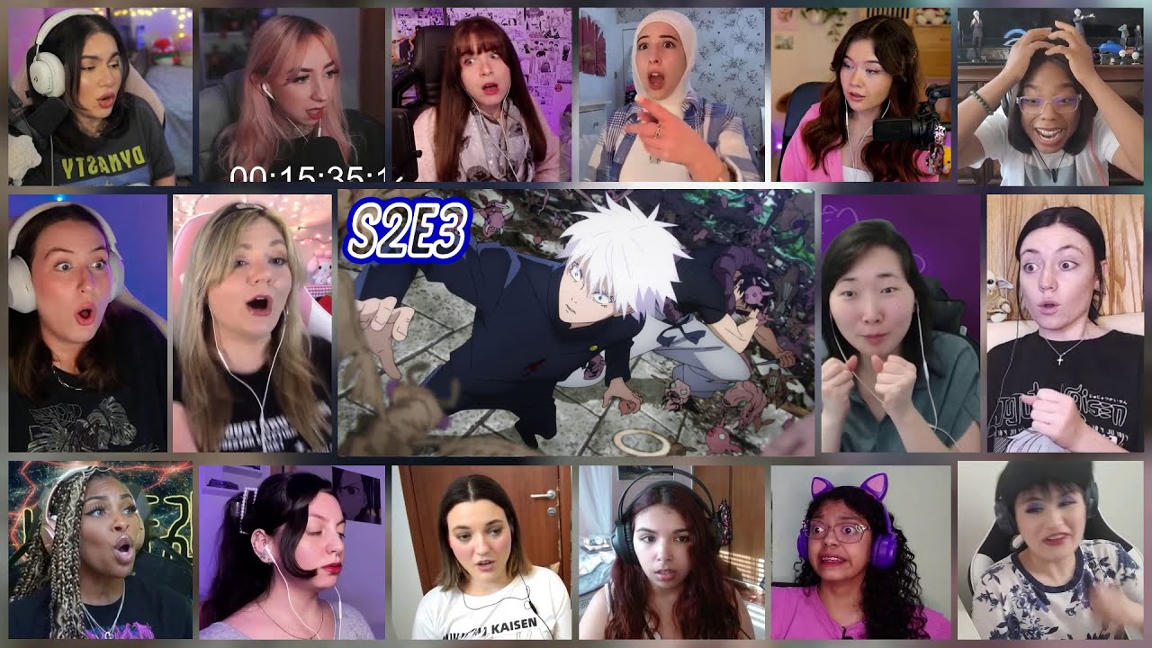 Jujutsu Kaisen Season 2 Episode 3 Girls Reaction Mashup