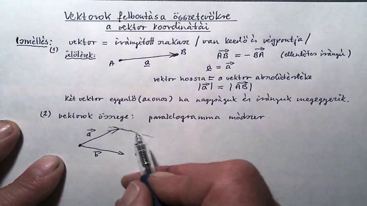 Vektorfelbontás