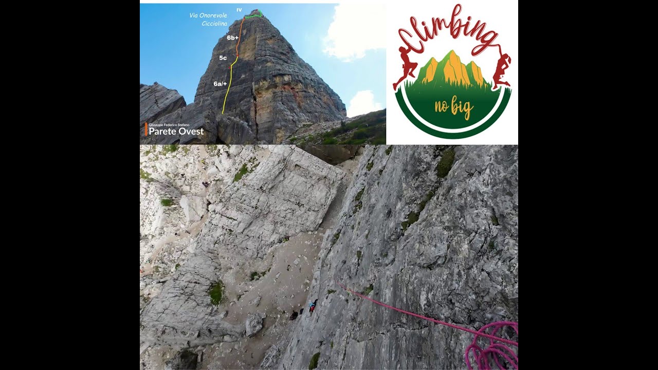 Multipitch Cinque Torri - arrampicata moderna  via Onorevole Cicciolina