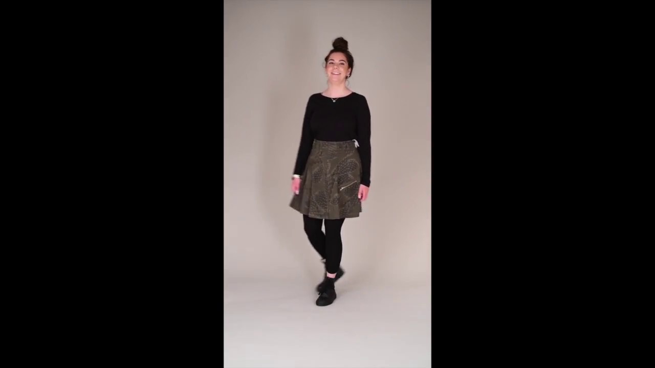 Lurdes Bergada Skirt with Cactus print