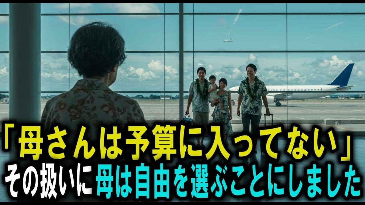 「旅行には来なくていい」と言われた母は、行かない自由を選びました