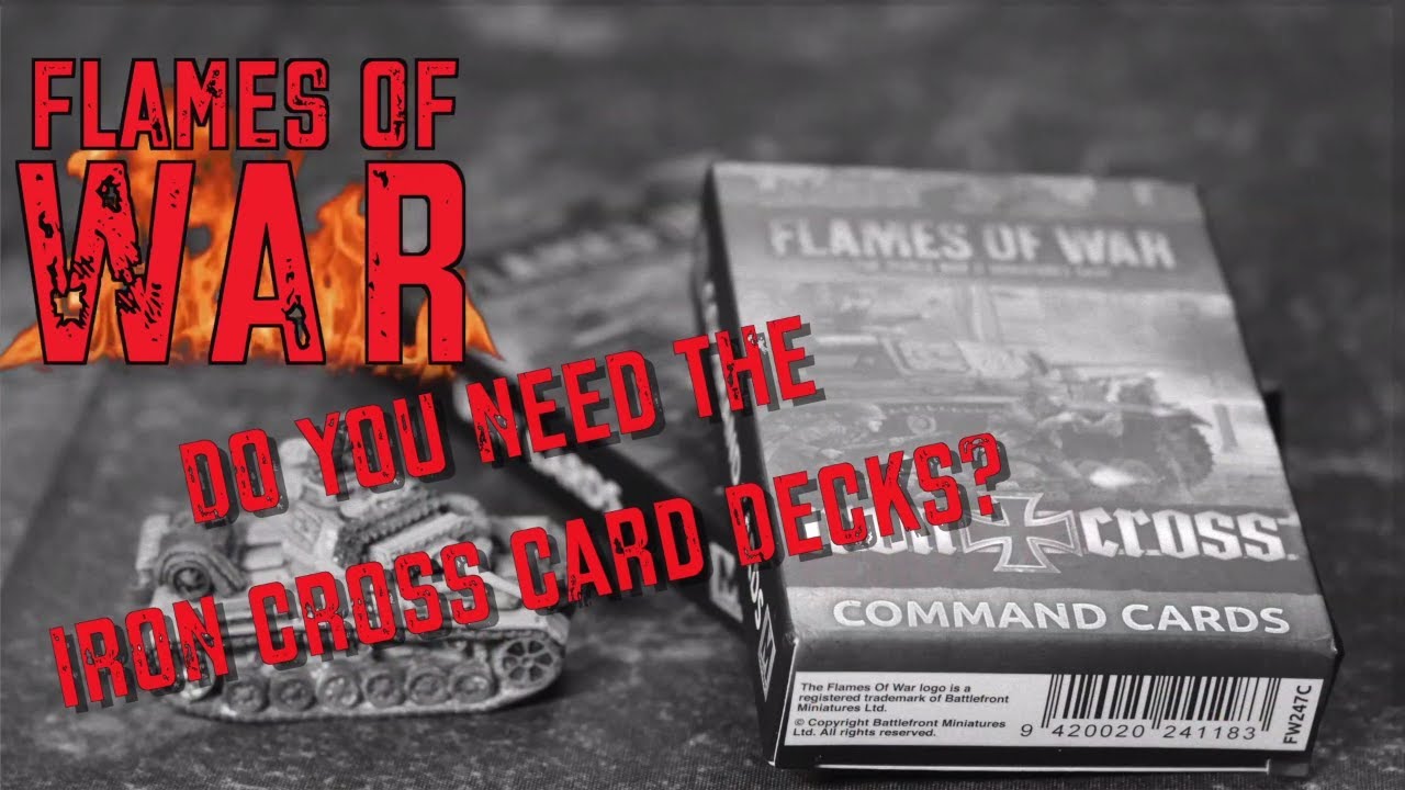 Overview: Iron Cross Command Cards and Unit Cards for Flames of War MidWar Germans