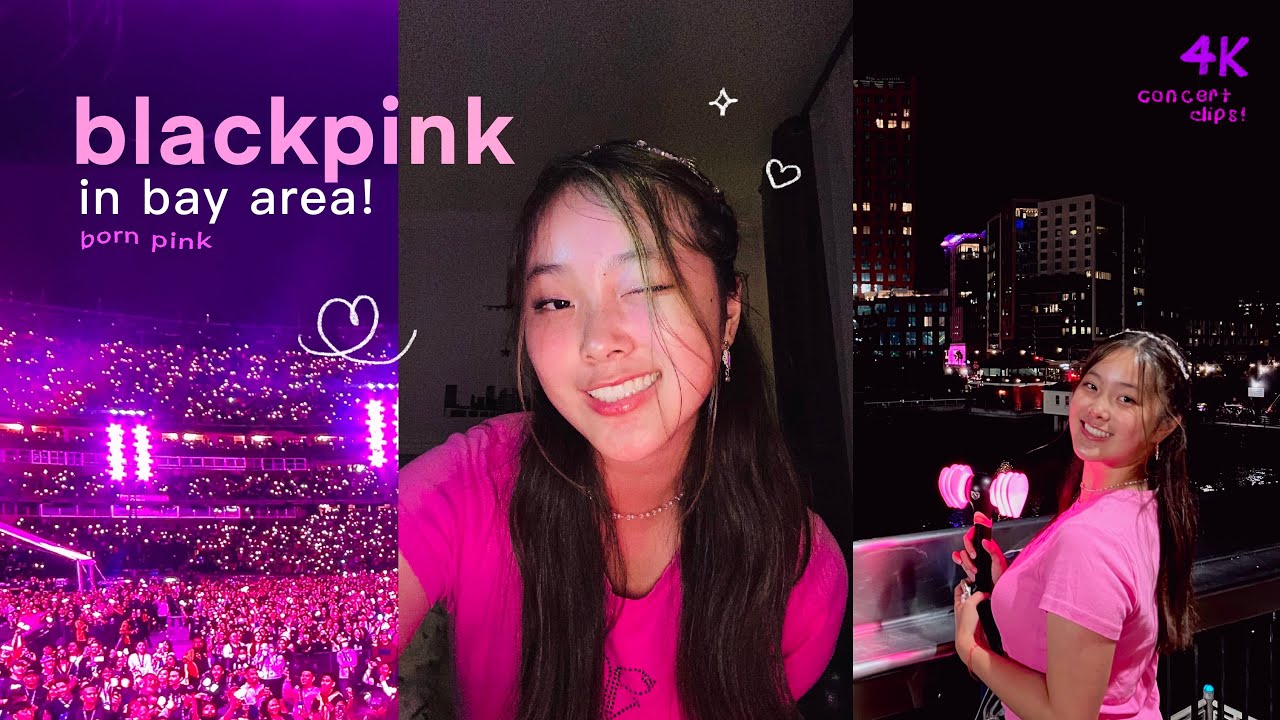 concert 𝐯𝐥𝐨𝐠 💗 • blackpink: born pink in SF! ✧︎ floor seats, merch, GRWM