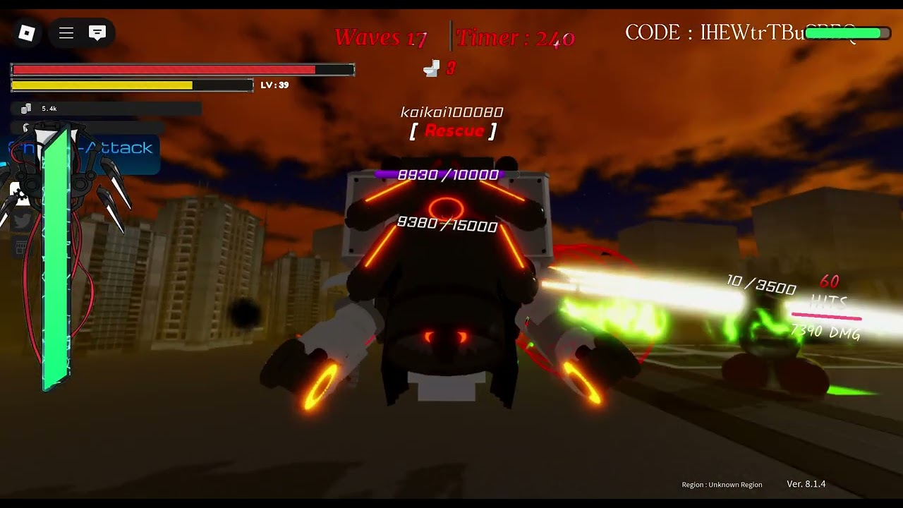 when i use x18 in boss rush mode solo