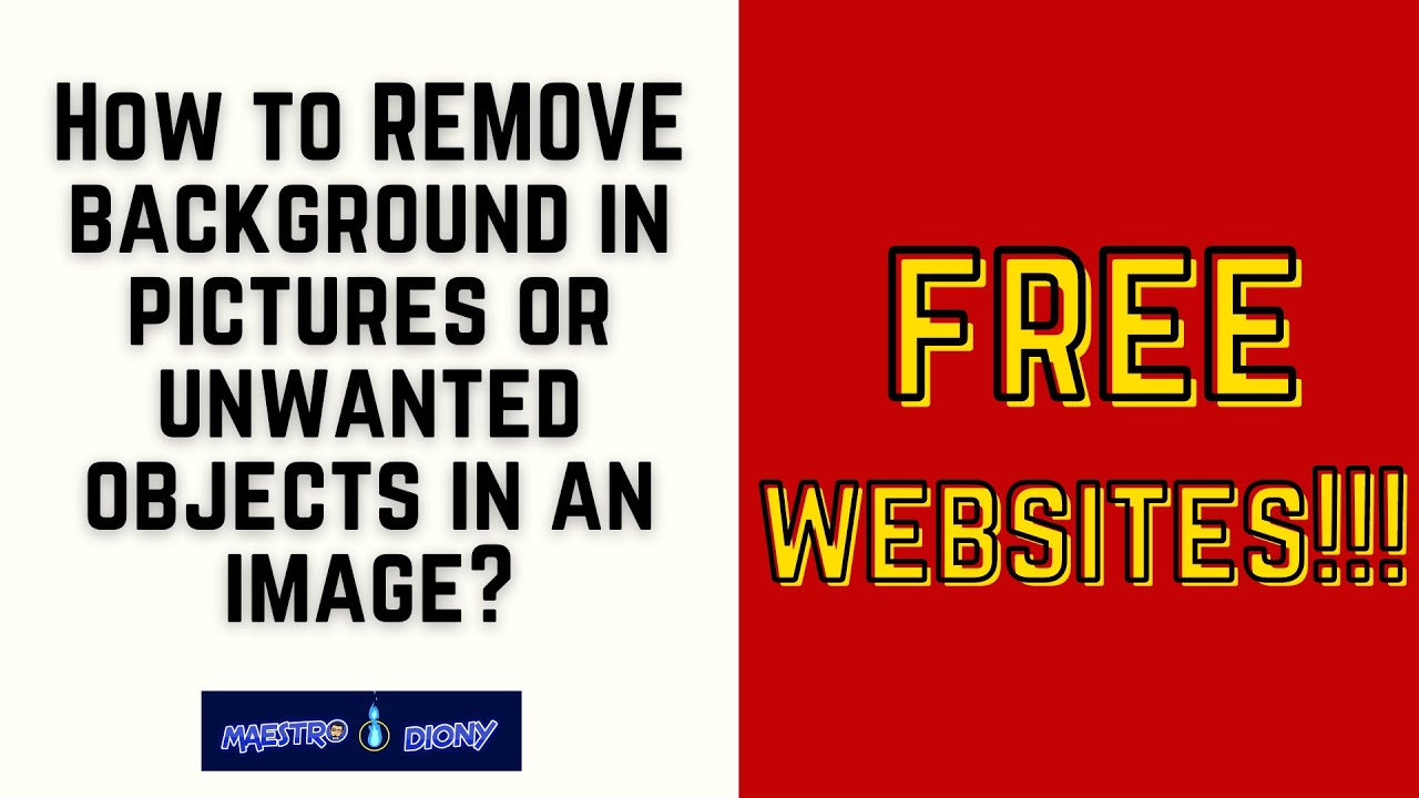 HOW TO REMOVE BACKGROUND IN PICTURES AND UNWANTED ELEMENTS/OBJECTS IN PICTURES? ll Madaling Sundan