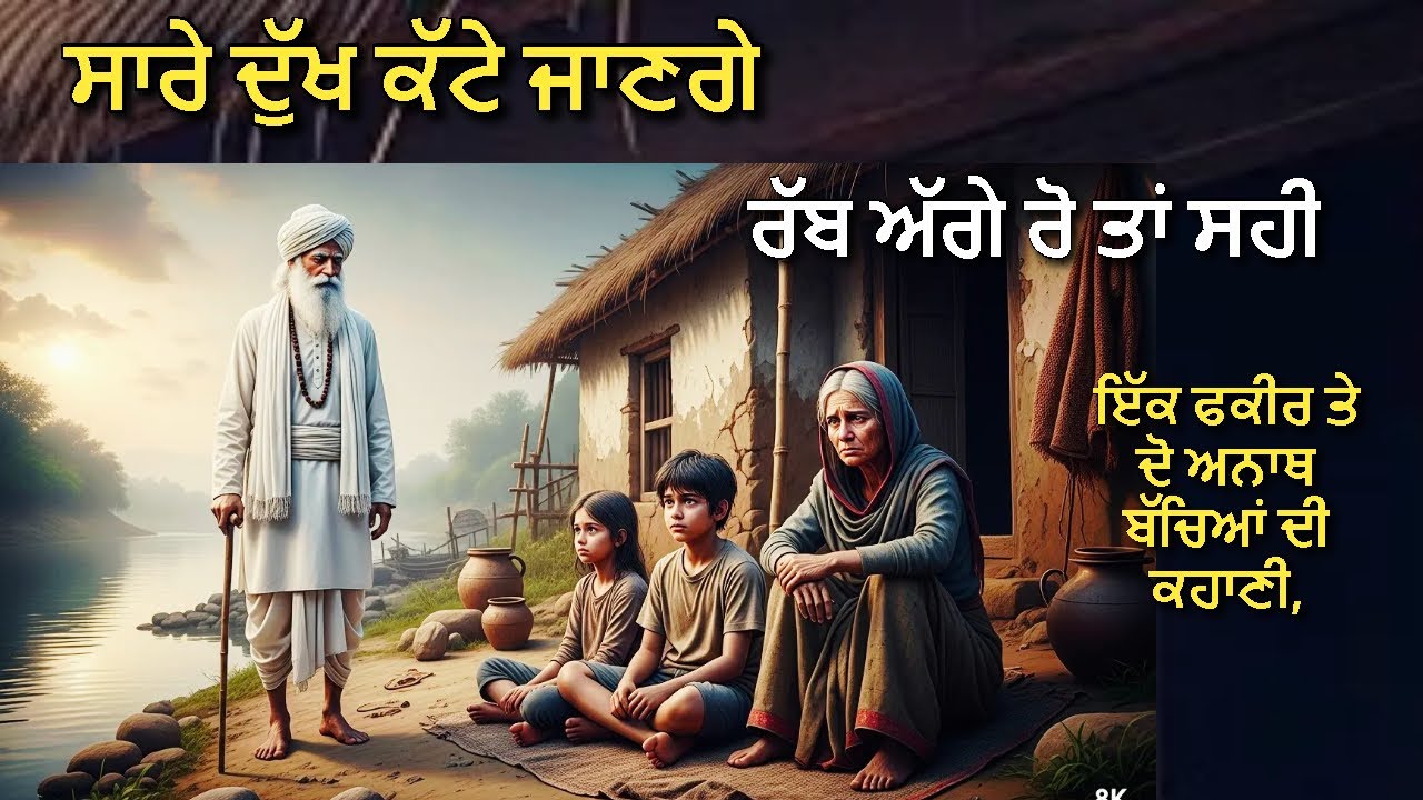 ਸਾਰੇ ਦੁੱਖ ਕੱਟੇ ਜਾਣਗੇ ਰੱਬ ਅੱਗੇ ਰੋ ਤਾਂ ਸਹੀ -  ਇੱਕ ਫਕੀਰ ਤੇ ਦੋ ਅਨਾਥ ਬੱਚਿਆਂ ਦੀ ਕਹਾਣੀ, Life Changing story