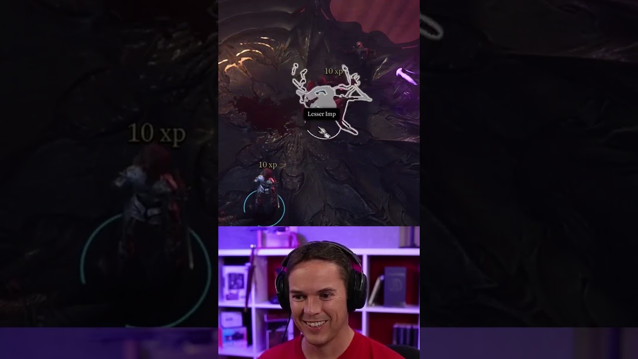 Consider yourself concussed! #baldursgate3 #videogames