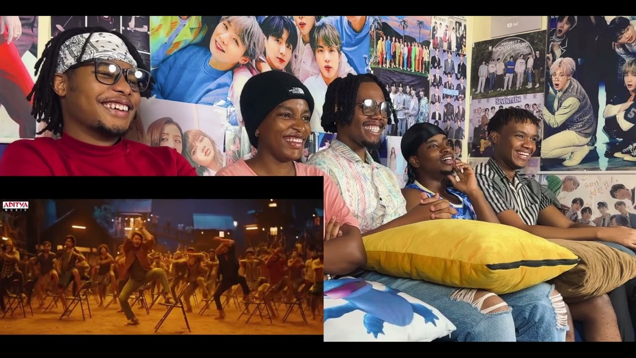 Africans React to Kurchi Madathapetti Full Video Song | Guntur Kaaram | Mahesh Babu | Sreeleelai