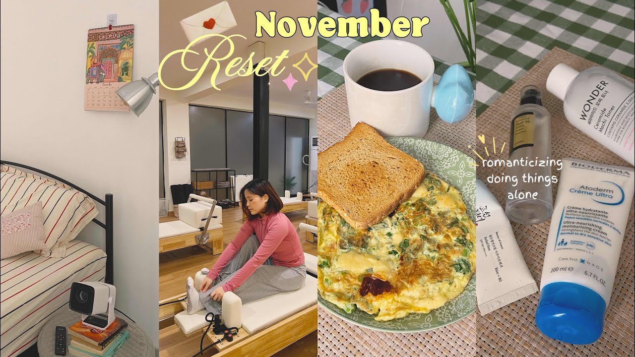 A Slow November Reset🌥️🍂| Welcoming Winter🧦🧣 & New Routines🧴🛁🫧| knitting 🧶 & more🍁