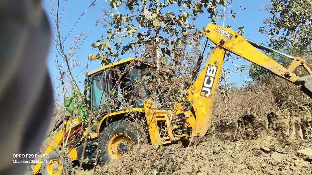 JCB CONTRACTION old india park like comment share dosto subscribe me 🚜👀💀