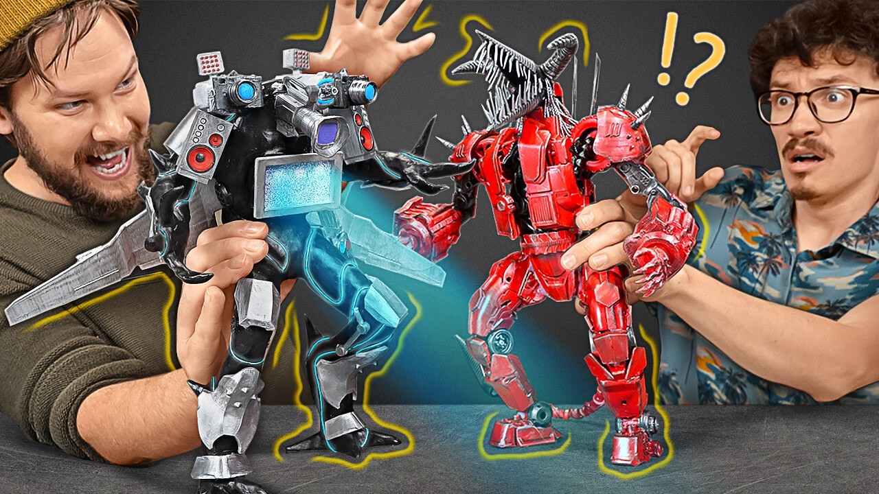 I Made a Tri Skibidi Titan: Speakerman + Cameraman + TV Man! 🚽💪
