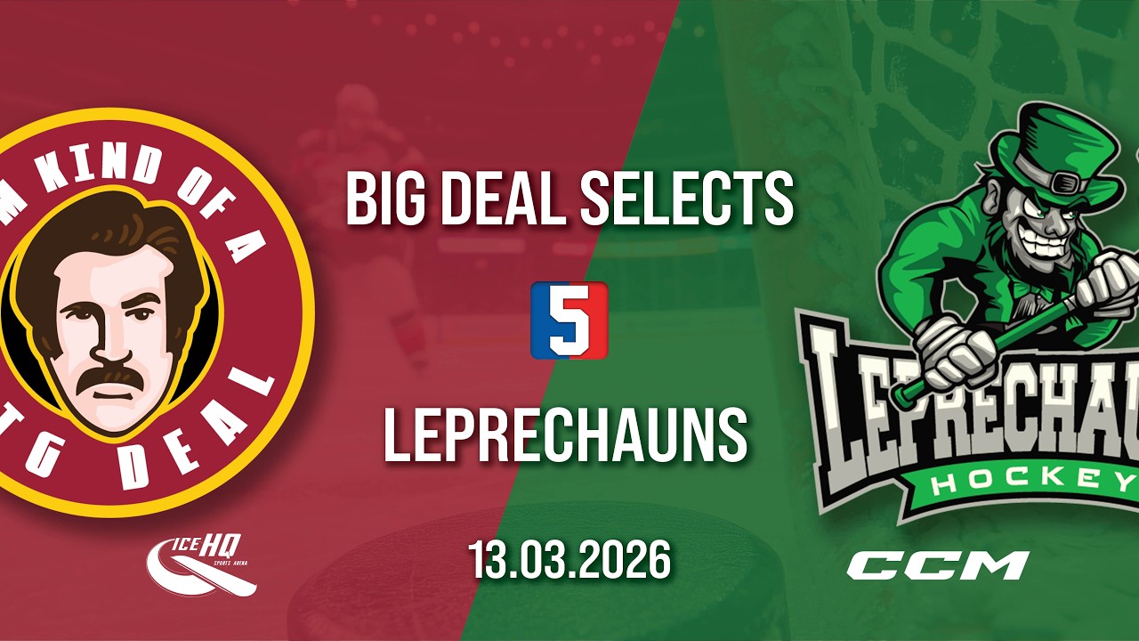 Big Deals vs Leprechauns - Div 5 - 13th March - iceHQ Rec League ice hockey