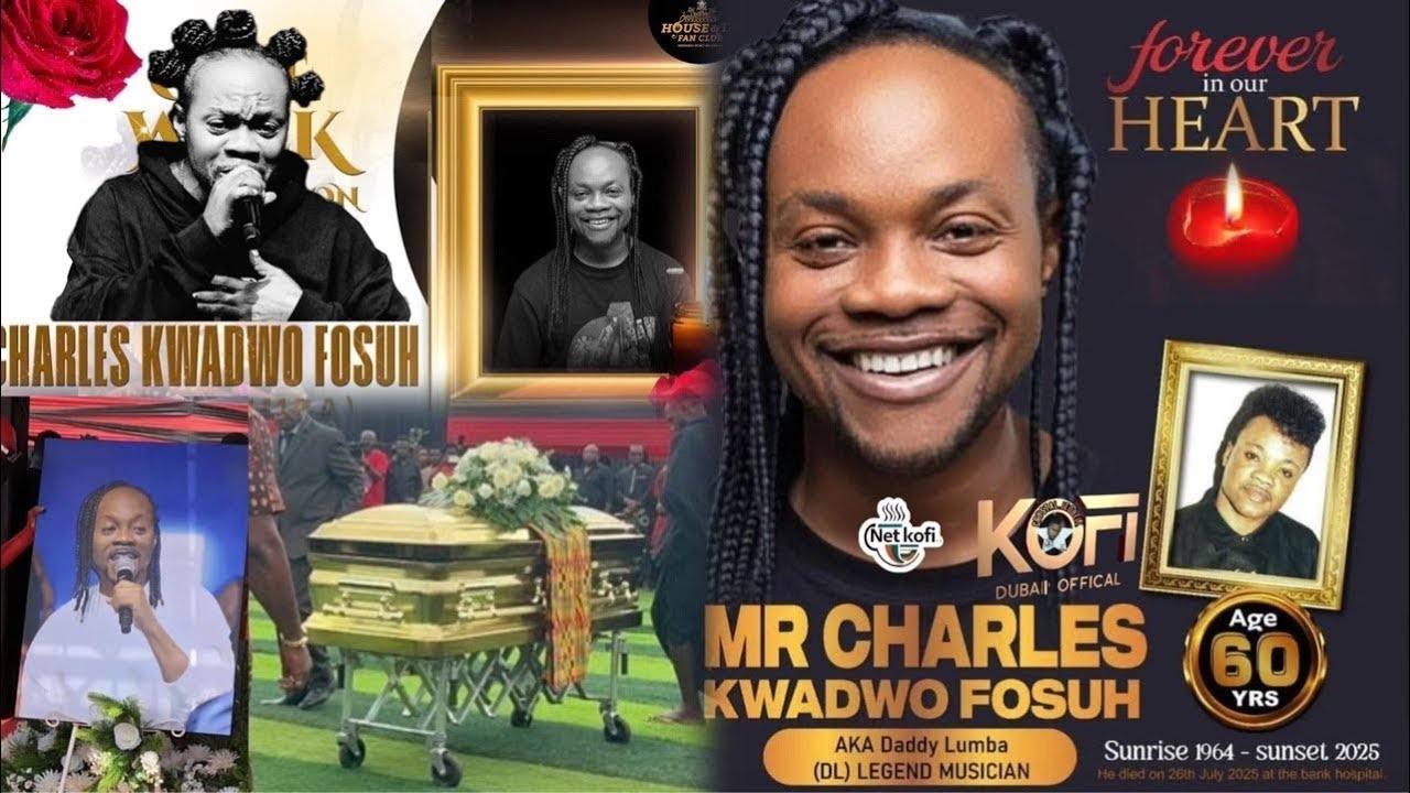 🔴 LIVE: Daddy Lumba’s Final Funeral Rite at Baba Yara Stadium — Massive Crowds Gather in Kumasi