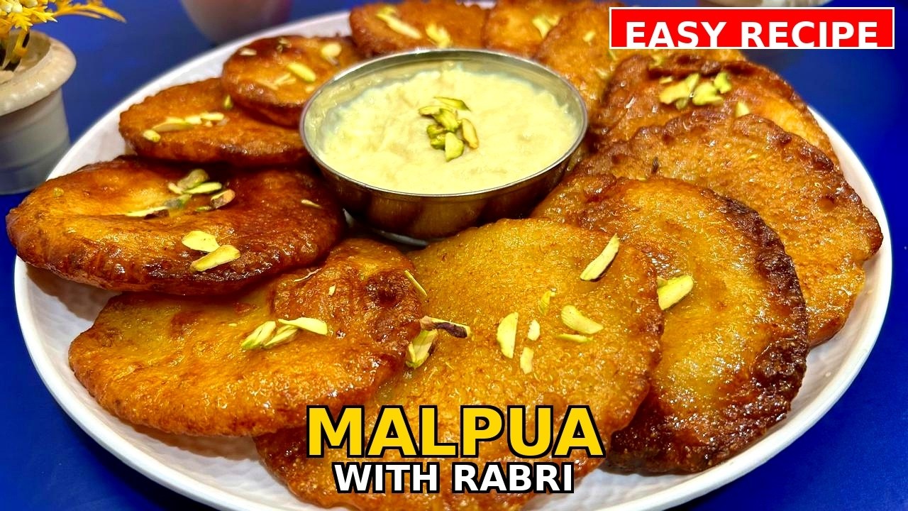 Malpua Recipe | How to Make Perfect Malpua with Rabri | Easy Indian Dessert | मालपुआ रेसिपी