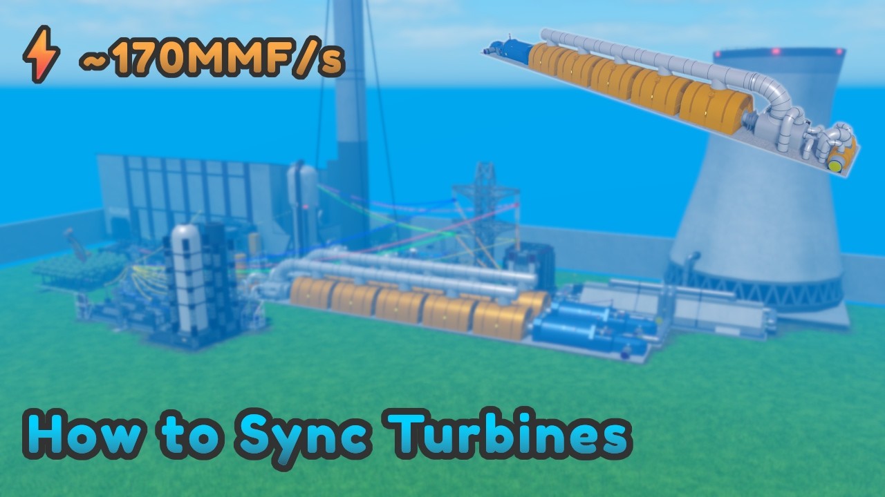 How to Sync Turbines | Industrialist Roblox