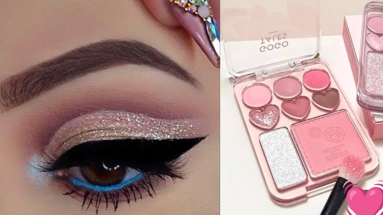 Natural  soft eye makeup tutorial for brown eyes 