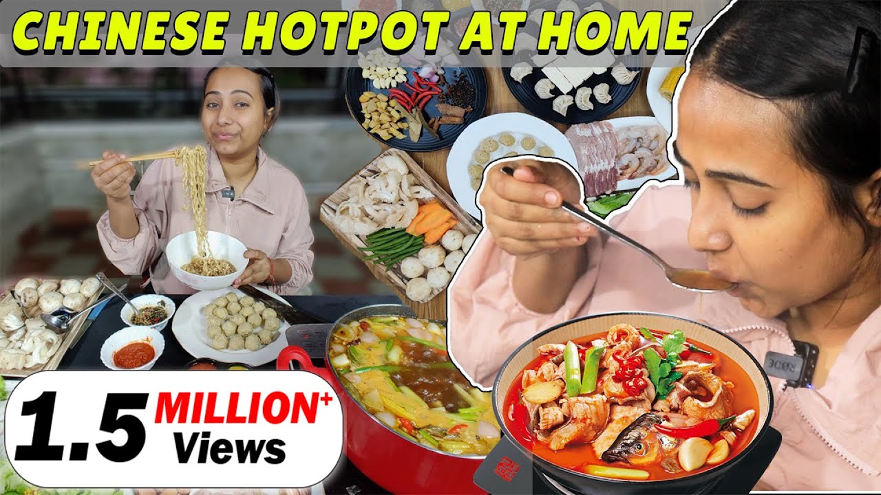 𝐂𝐡𝐢𝐧𝐞𝐬𝐞 𝐇𝐨𝐭𝐩𝐨𝐭 𝐚𝐭 𝐇𝐨𝐦𝐞🥘 | Hot Pot Recipe & Ingredients | Cookbang