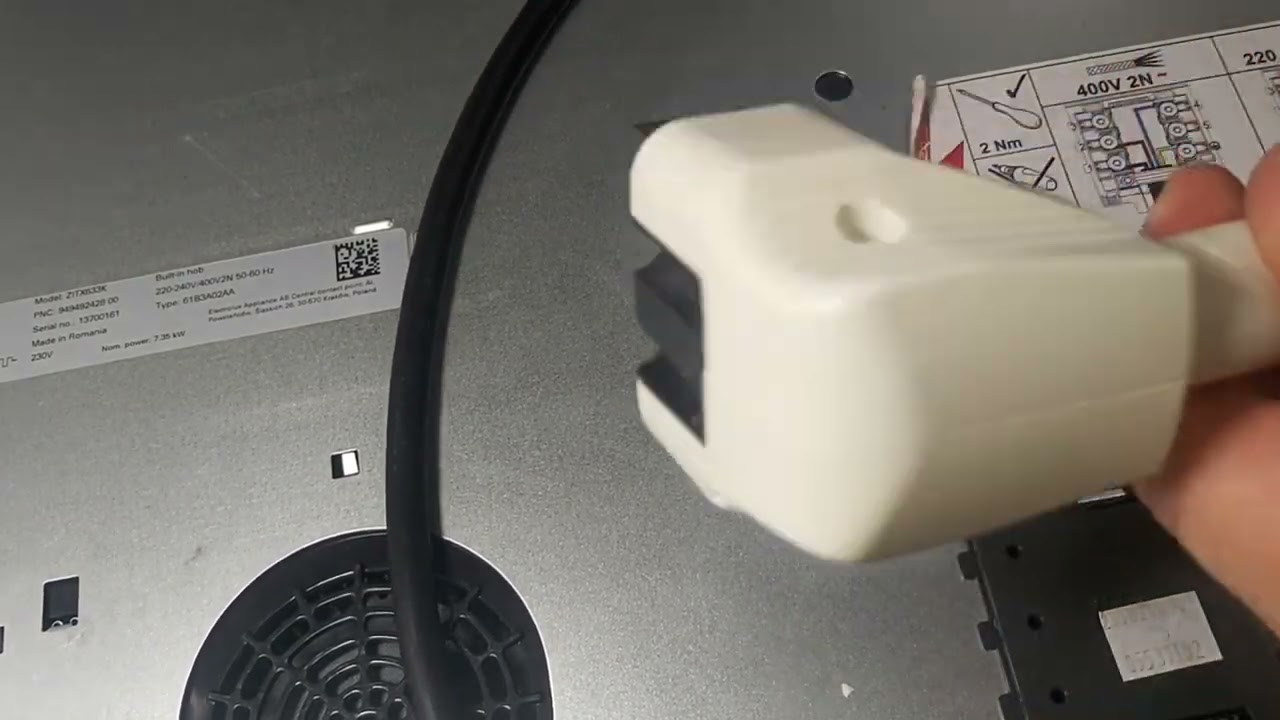 Cambio de vitrocerámica por inducción.