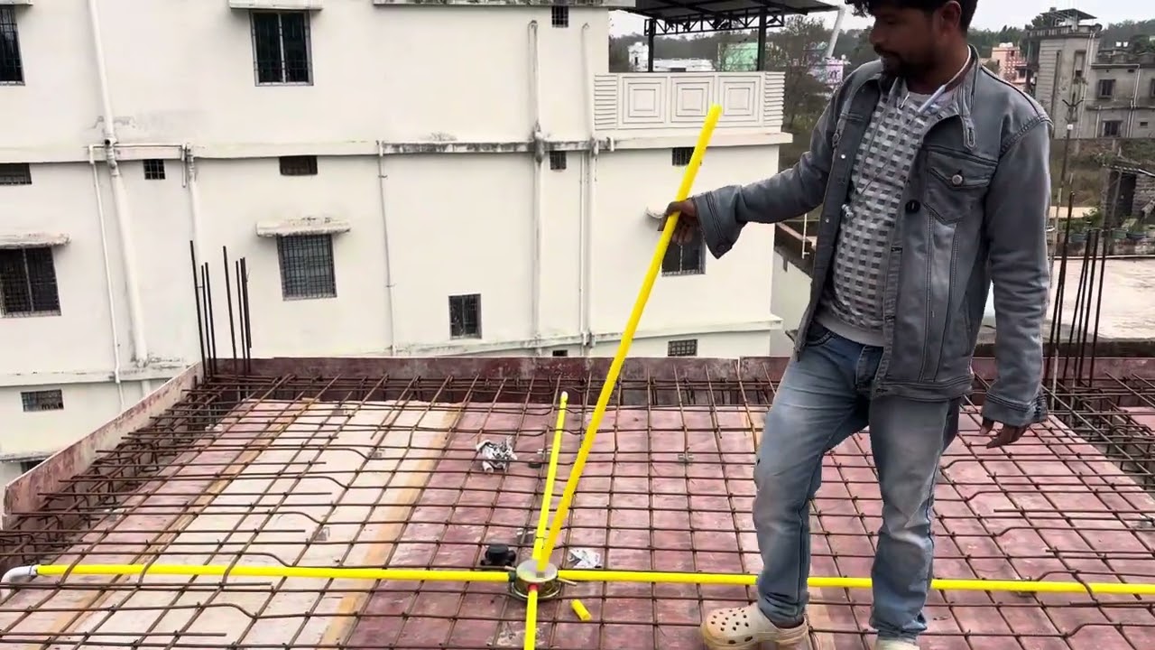 House wiring Roof pipe fitting || Ghar ke chad ka pipe wuring kaise karen? || Srmp solutions 