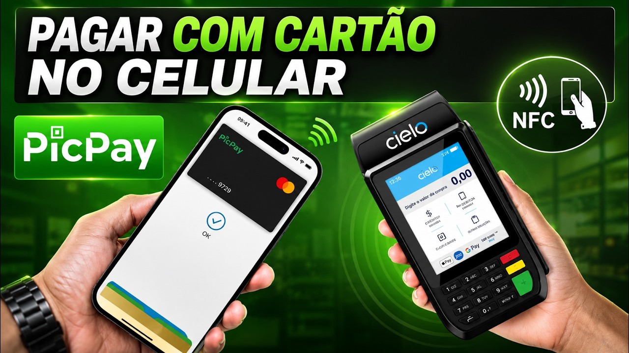 PICPAY: Como Pagar com Celular por Aproximação Picpay. Use o Cartão Picpay pelo NFC do seu Celular.
