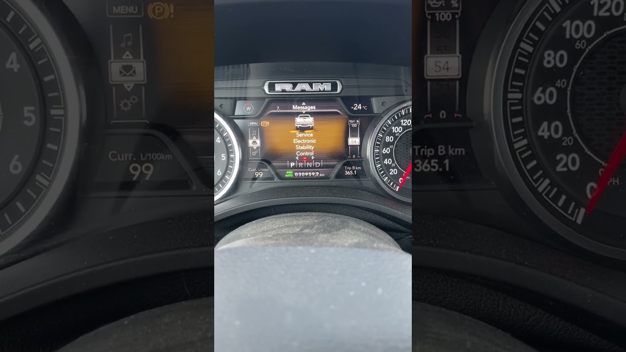 2019 Ram 1500 - multiple dash lights FIXED!!