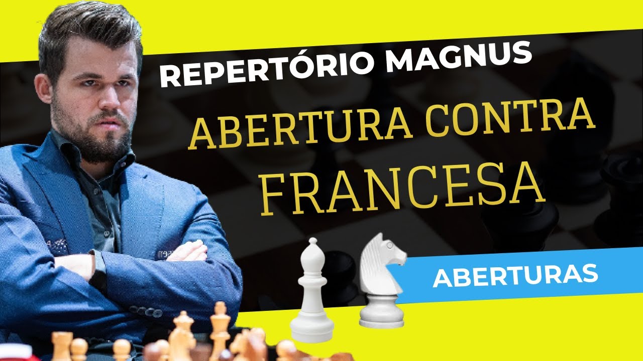 COMO JOGAR contra a DEFESA FRANCESA com Magnus CARLSEN