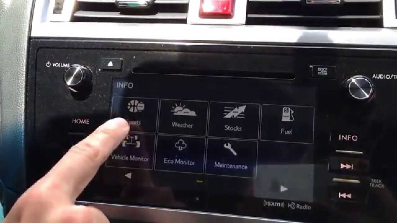 2015 Subaru Outback and Legacy Infotainment