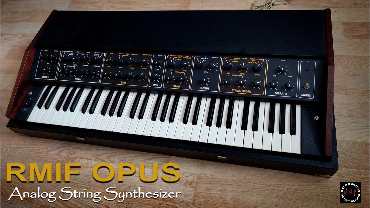 RMIF OPUS -  My most versatile Analog String Synthesizer - Рмиф Oпус