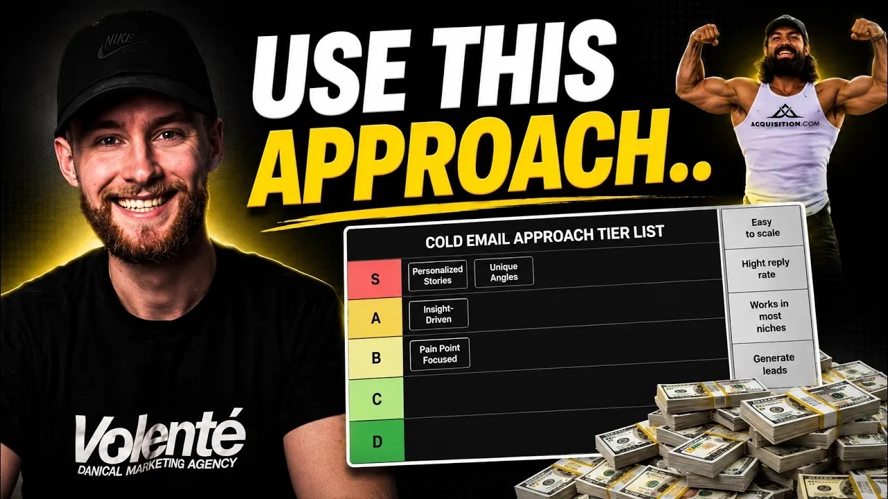 ranking the best cold email tactics (using hormozi's rules)