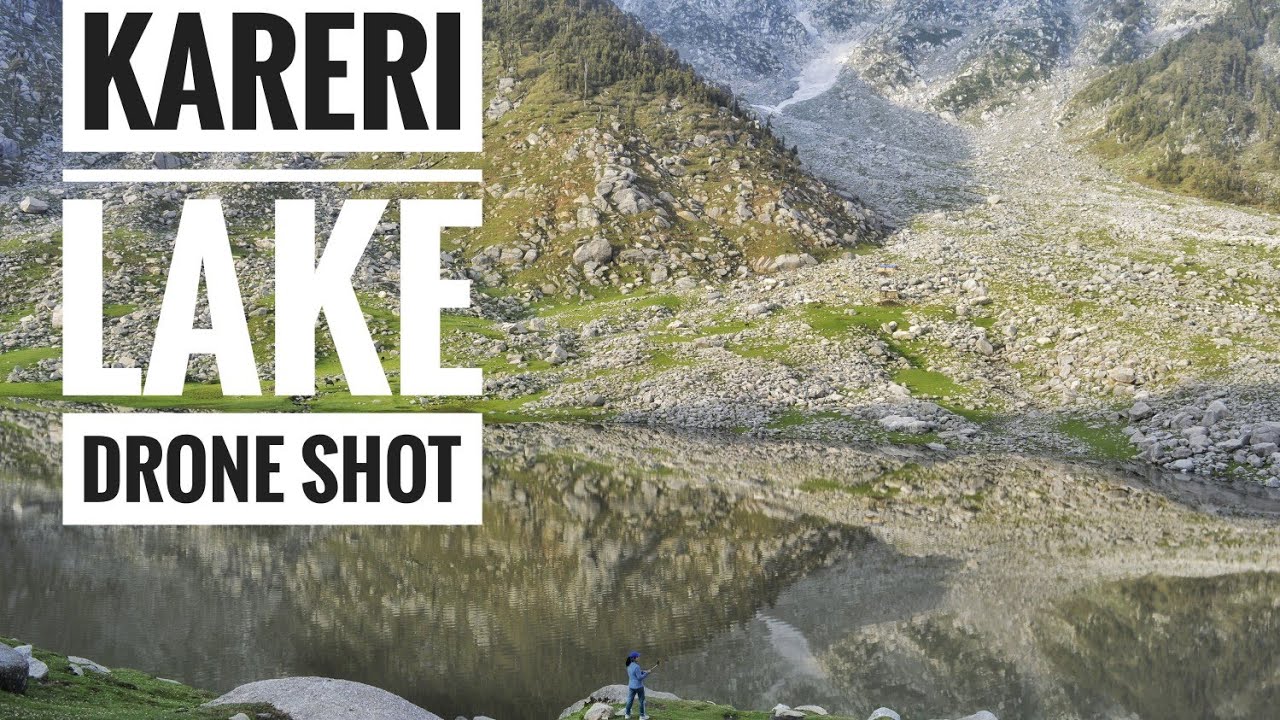 Kareri Lake Drone Shot Himachal Pradesh #droneshots #karerilake #shorts #youtubeshorts #shortvideo