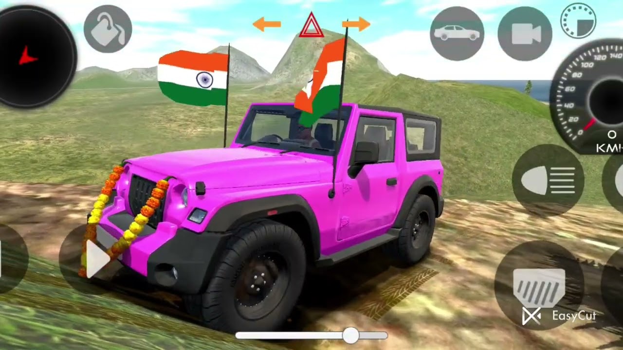 Mahindra Thar 🤯 Indian Car Driving 3d | Simulator 3d Game 🎮 #cargame #cargame #thar