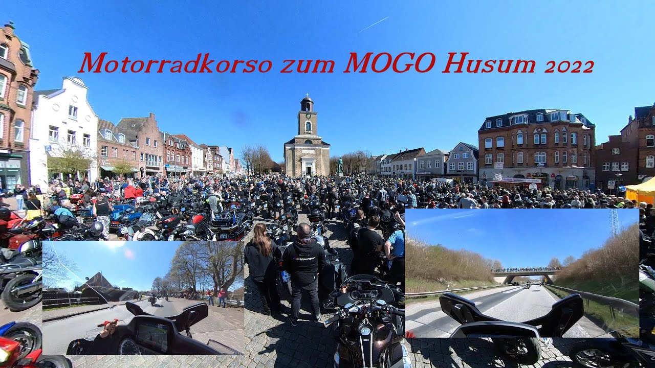 Motorradkorso zum MOGO Husum 2022