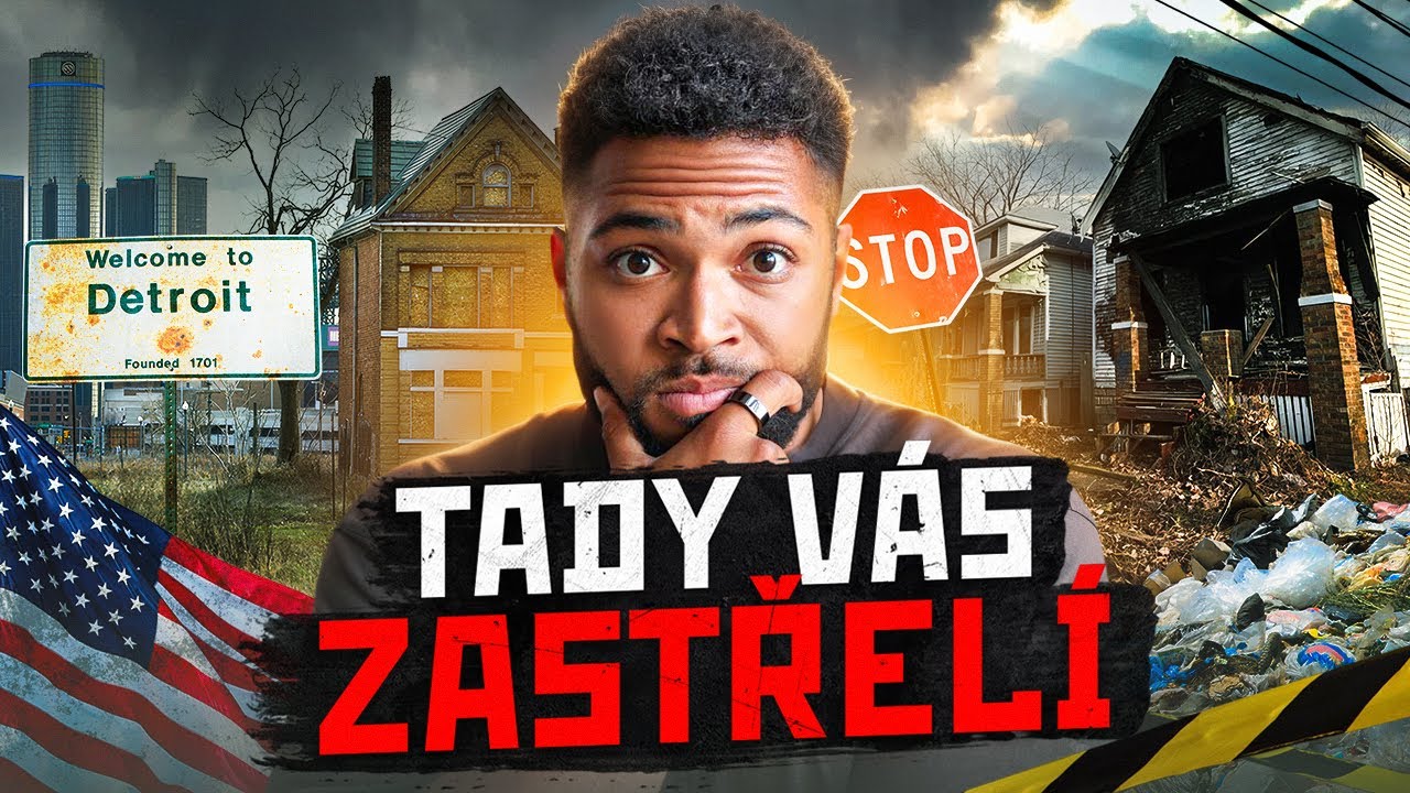 DETROIT🇺🇸 TADY VÁS ZASTŘELÍ NEBO KOUPÍTE DŮM ZA 25.000 KČ