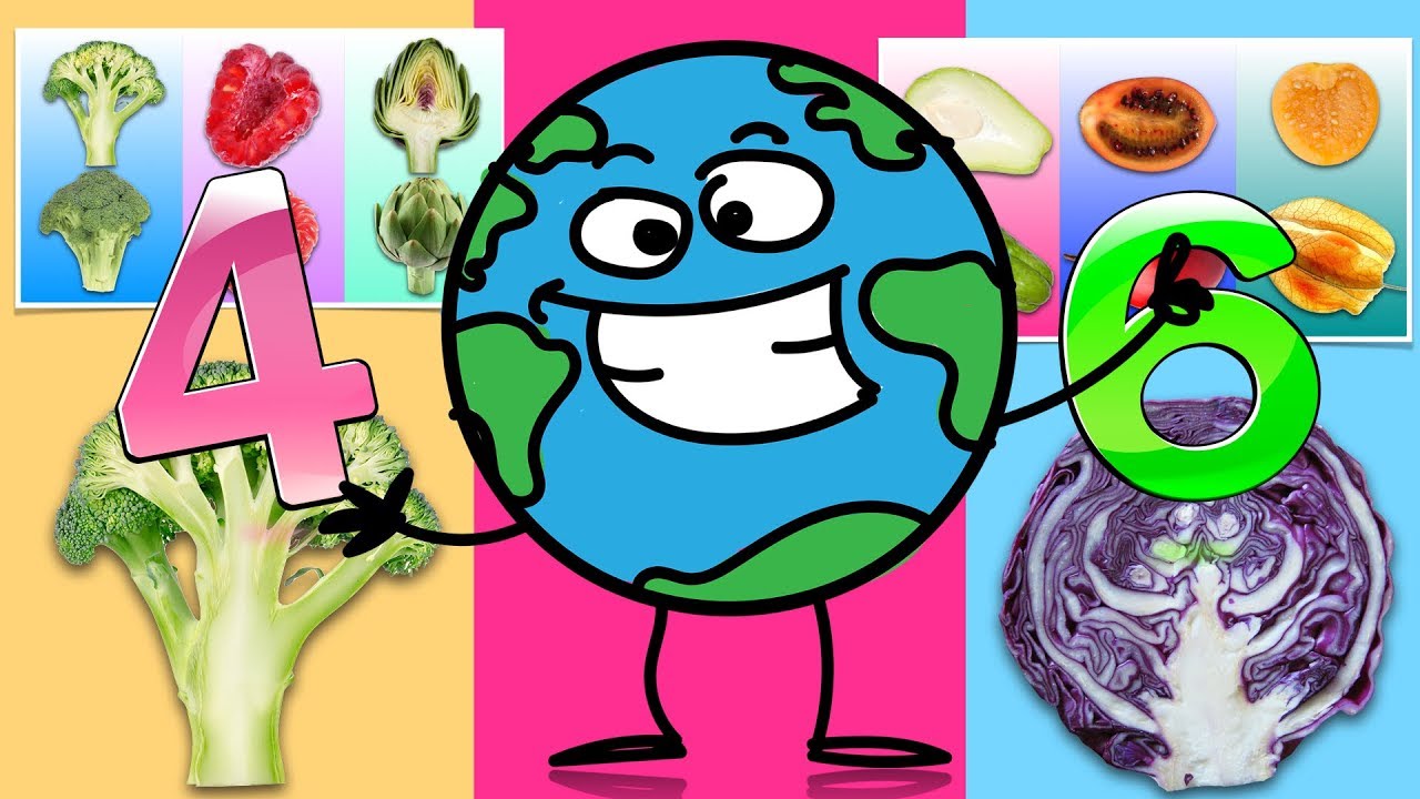 Fruits and Vegetables compilation EP 4-6 | Fun learning animation for kids