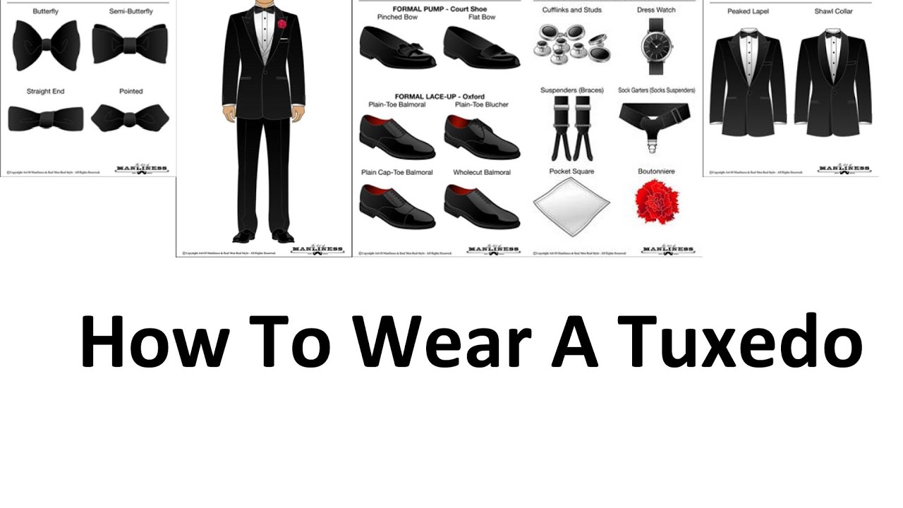 How To Wear A Tuxedo | A Man's Guide To Wearing Black Tie | Tuxedos For Men Video